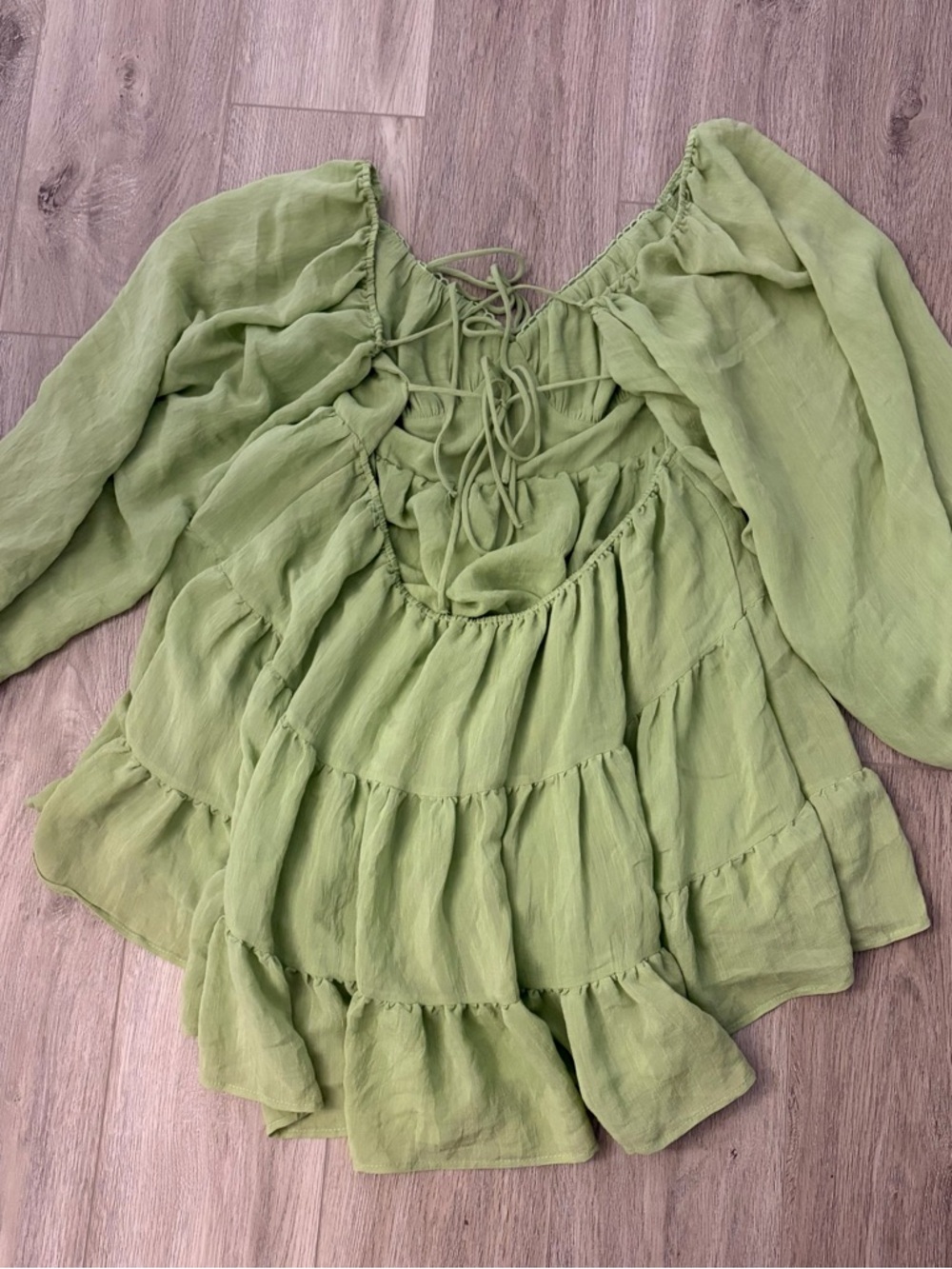 Princess Polly Sage Dress - Picture 7 of 9